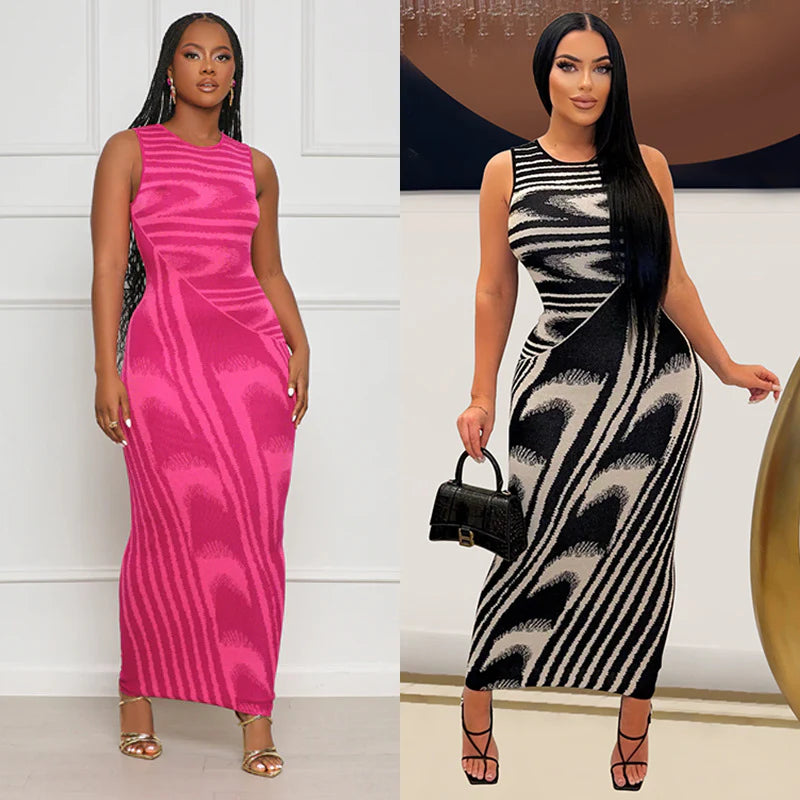 Swirls Body-con Dress
