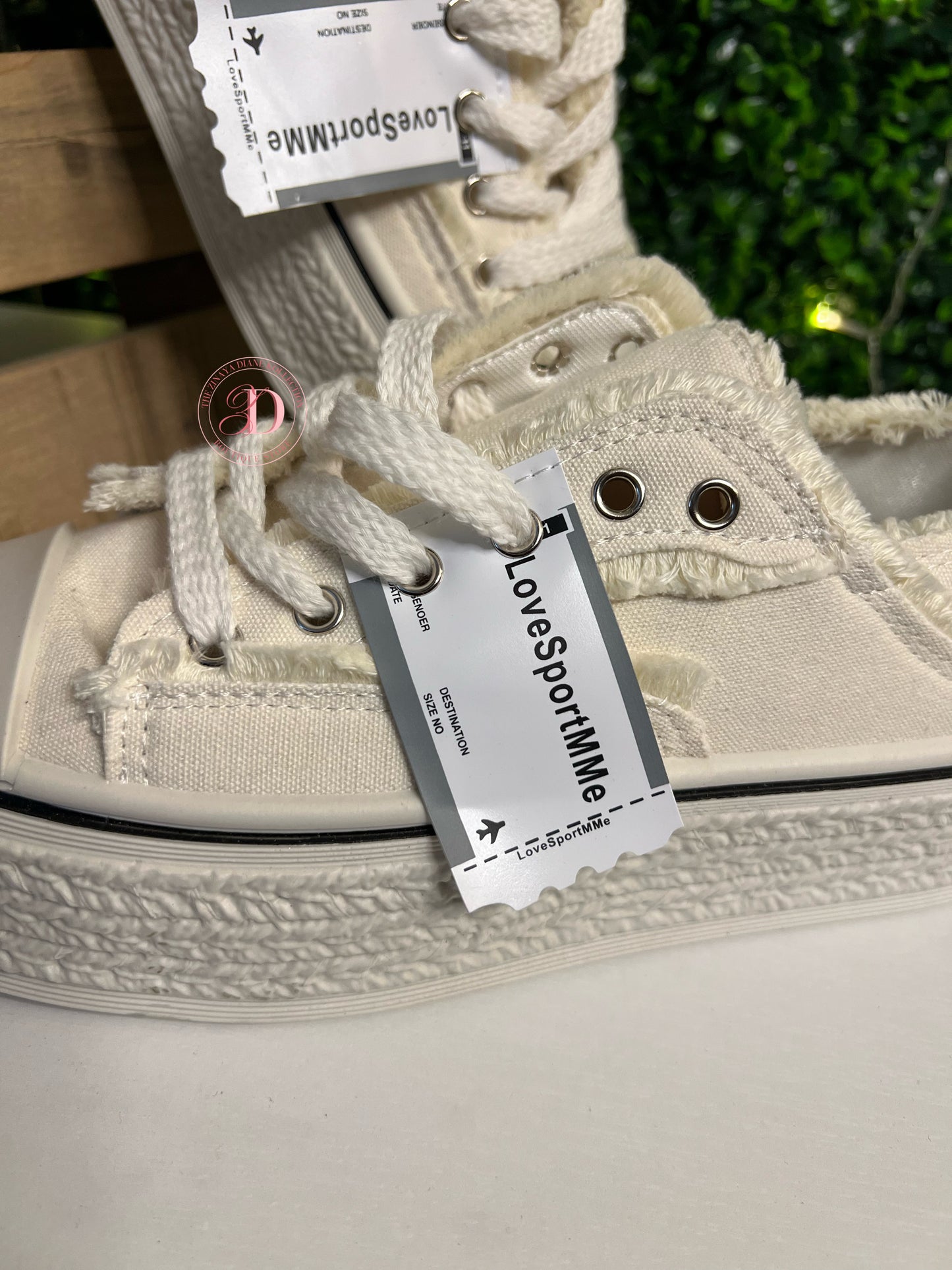 Trendy Distressed Platform Sneakers