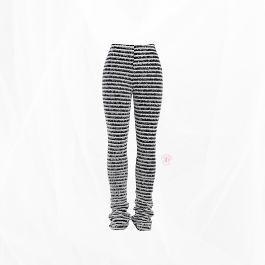Fuzzy Striped Pants